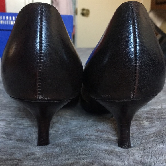 Brown Aldo Kitten Heels - Picture 3 of 3